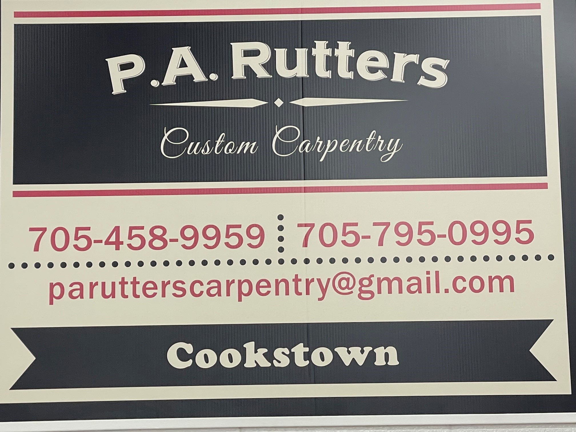 Logo-P A Rutters Custom Carpentry Ltd